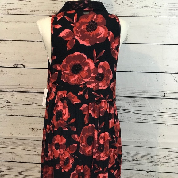 Volcom Flower Print Collared Mini Dress - Picture 4 of 7